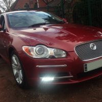 Custom Ring Daytime Running Lights (DRL's) fitted to Jaguar XF 3.0D